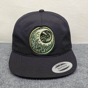 Volcom Hat Cap Snap Back Mens One Size Black Tetsunori Eyeball Streetwear Skate